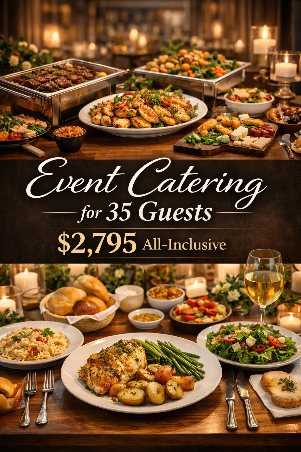 HomeCookVibe Event Catering for 35 Guests
