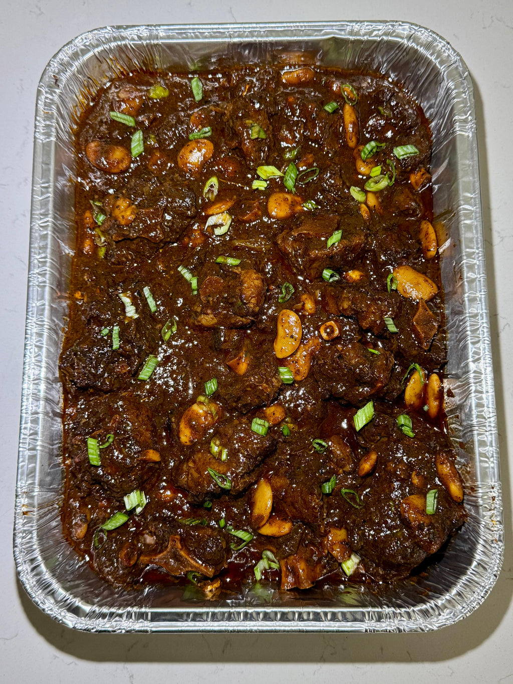 Authentic Jamaican Oxtail Pan