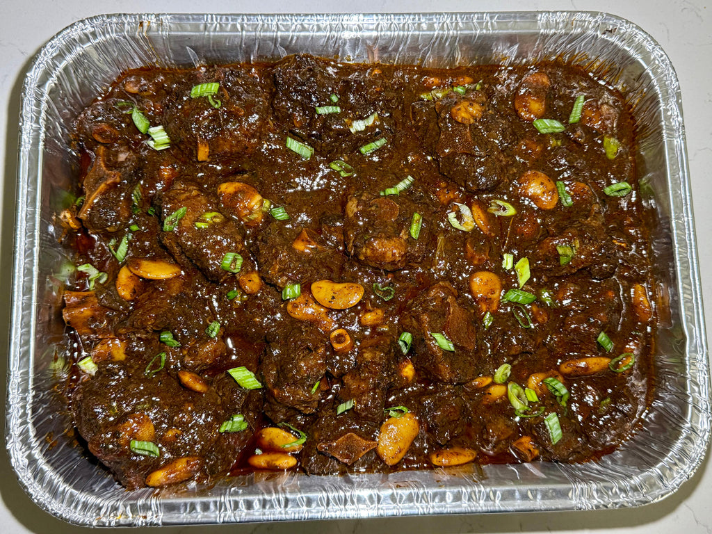 Authentic Jamaican Oxtail Pan